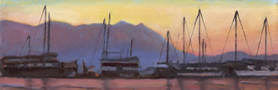 Dusk Over Sausalito IV by Terry Lockman