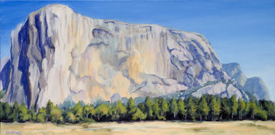 El Capitan from the Meadow by Terry Lockman