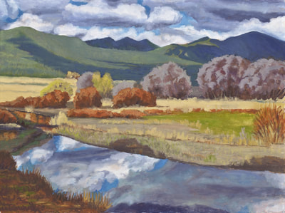 Fall Reflections Hope Valley by Terry Lockman