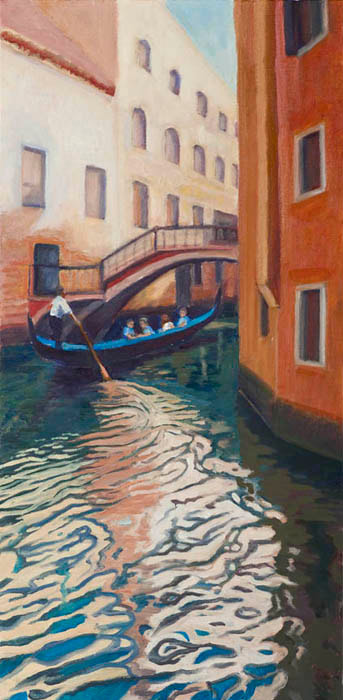 Gondola Ride Venice by Terry Lockman