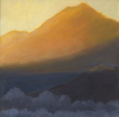 Winter Sunset Mt. Tam II by Terry Lockman