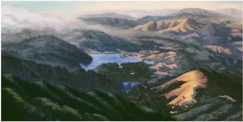 Looking West from East Peak by Terry Lockman