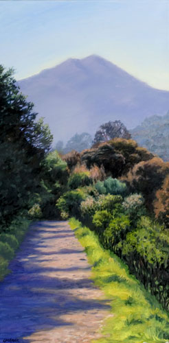Afternoon Path Under the Mountain by Terry Lockman