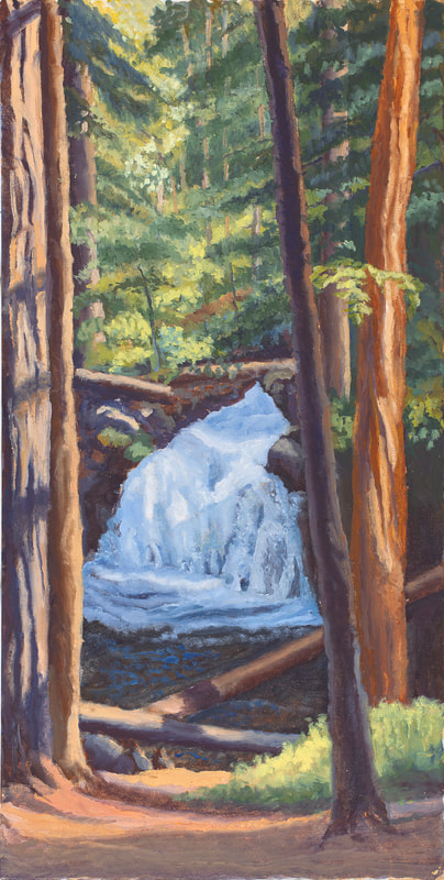 Horsetail Falls, Oregon,  12x24, Available