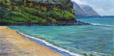 Ke'e Afternoon Kauai by Terry Lockman