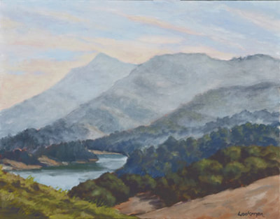 Late Winter Glow, Mt. Tam by Terry Lockman
