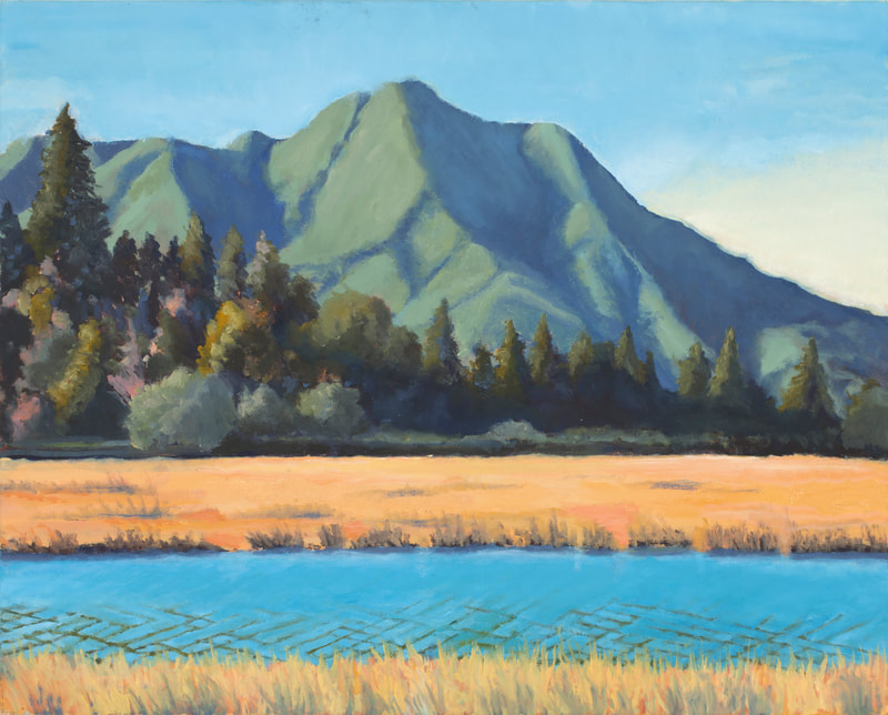 Mt Tam Looking North from Mill Valley, 16x20, Available