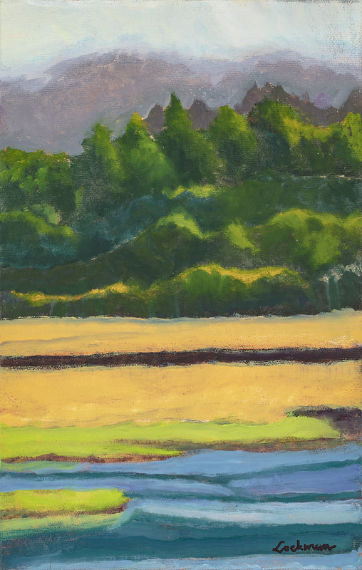 Summer Evening Tomales Bay II by Terry Lockman